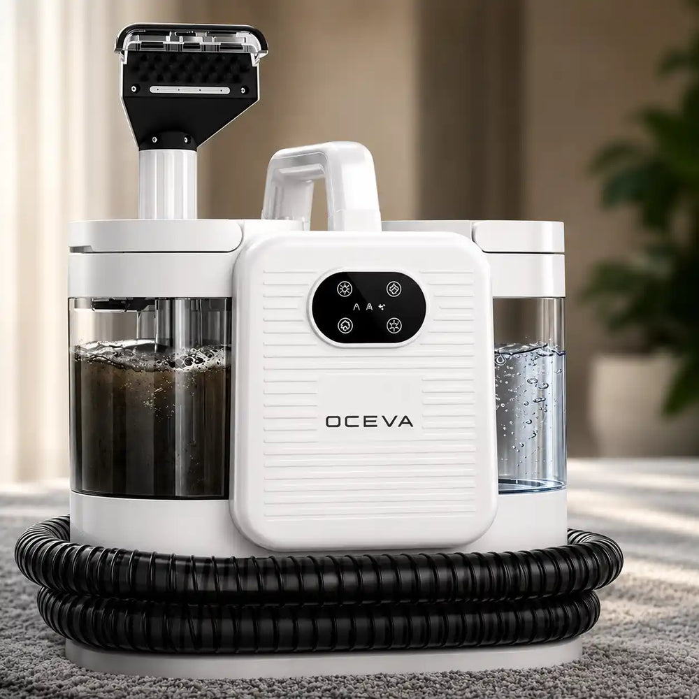 OCEVA HydroSpot S1 Pro – Injecteur-extracteur 1650W pour canapé, tapis, matelas et voiture